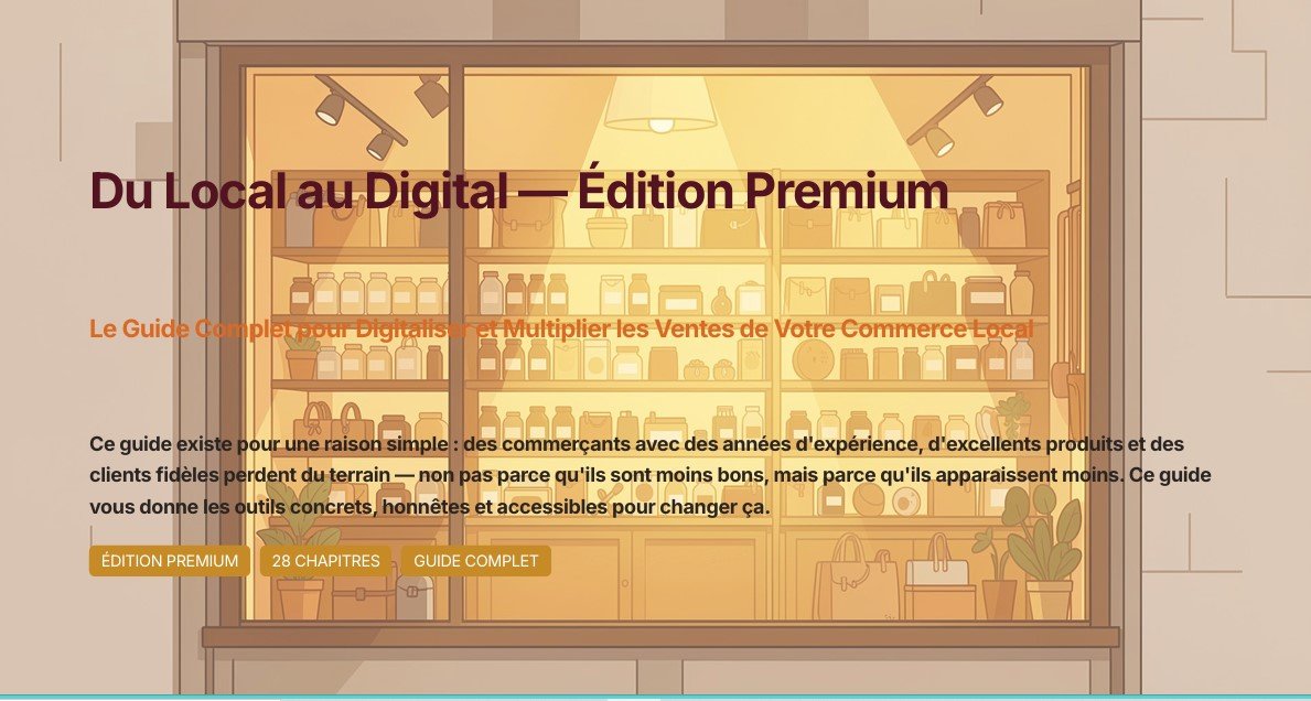 Couverture de l'e-book — Du Local au Digital, Édition Premium