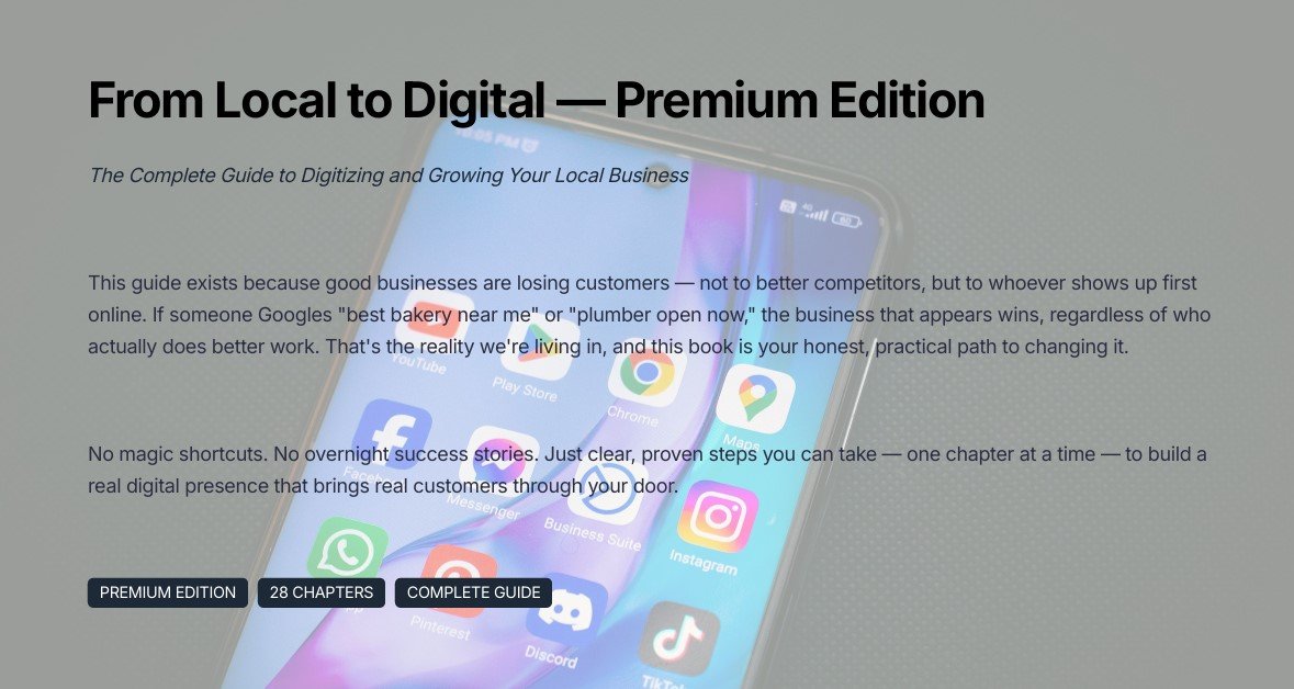E-book cover — From Local to Digital, Premium Edition